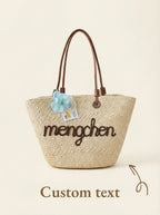 Caramel Latte Tote - STRAWAURA