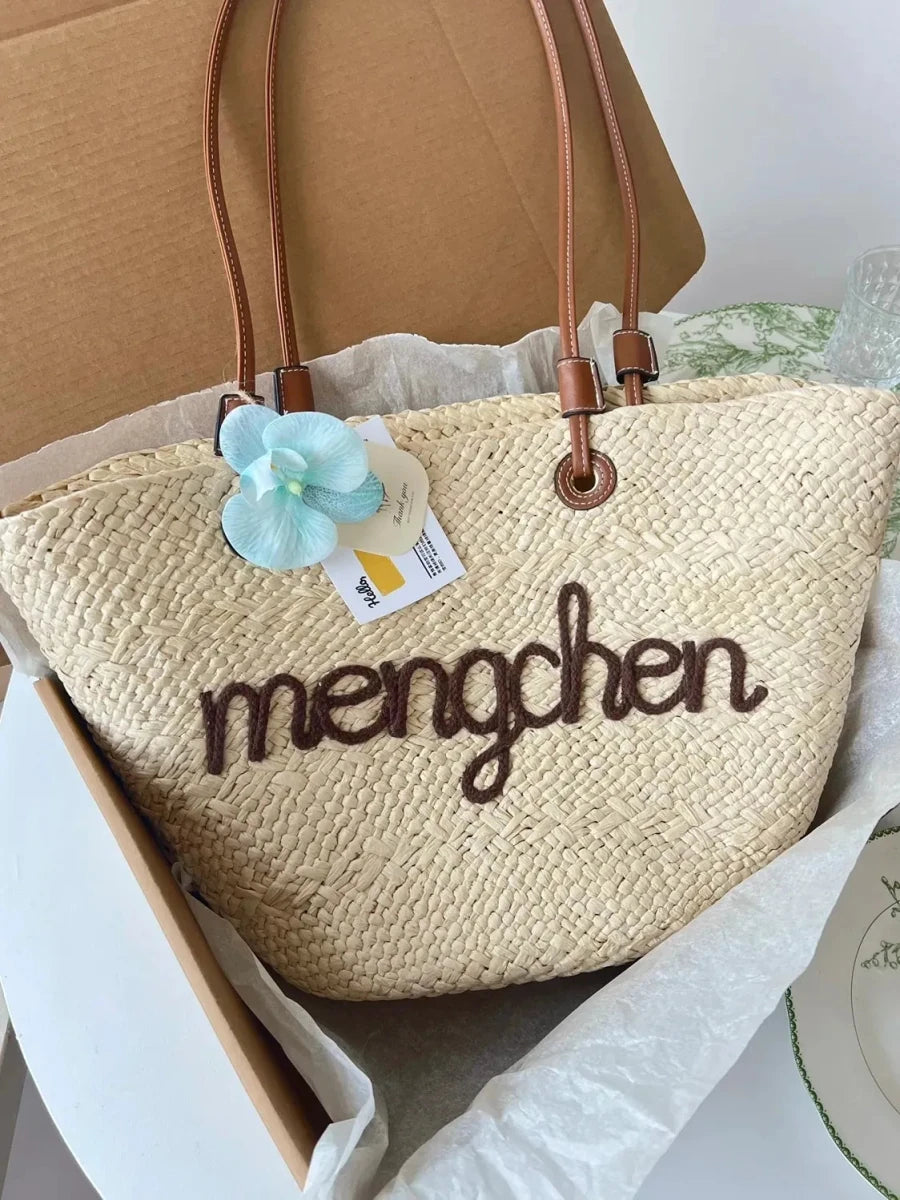 Caramel Latte Tote - STRAWAURA