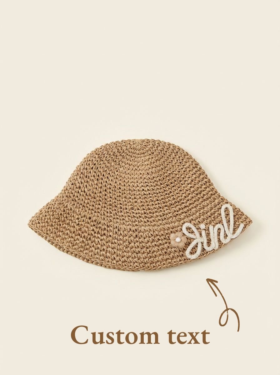 Cocoa Egg Milk Woven Straw Hat - STRAWAURA