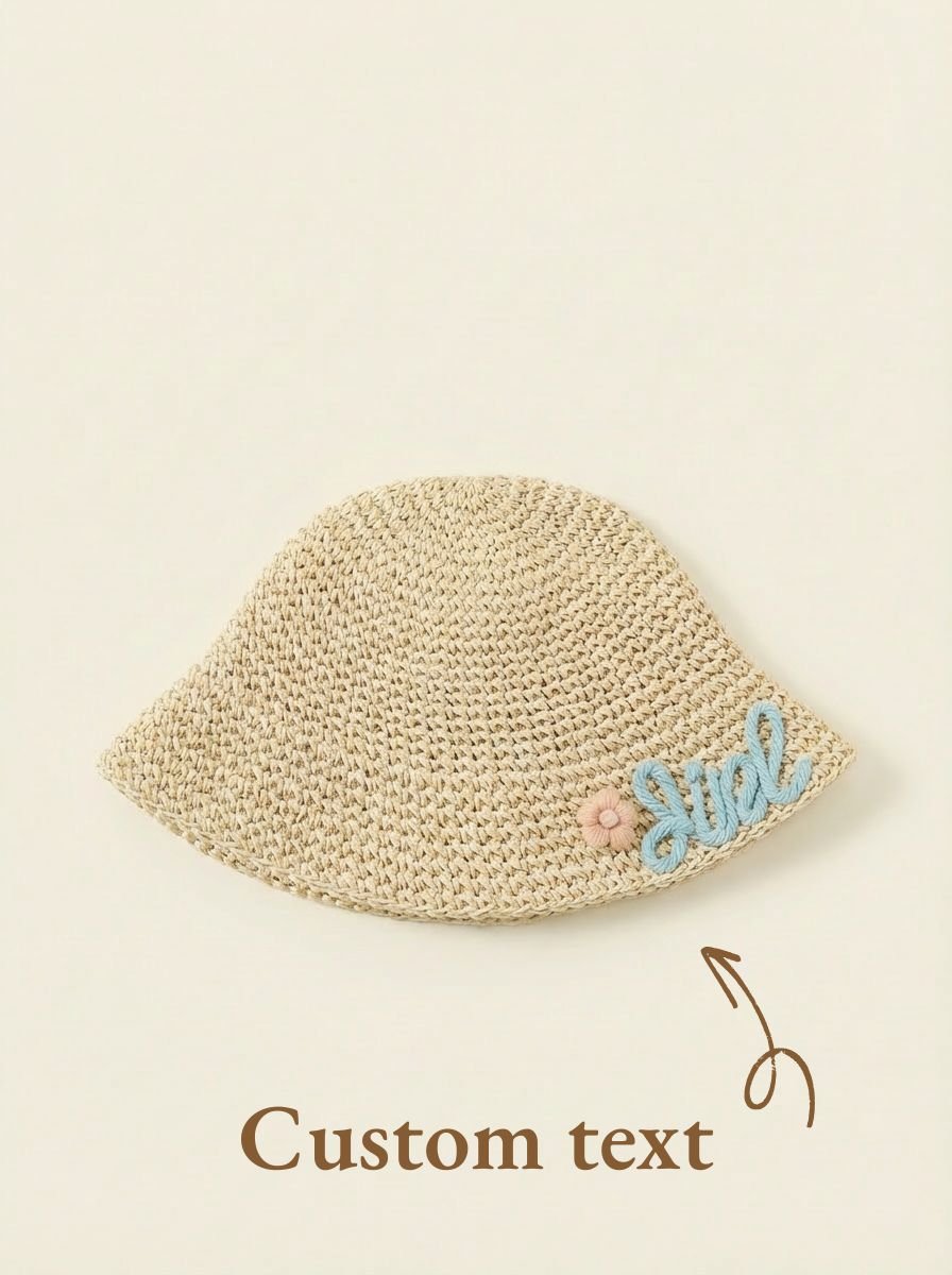 Cocoa Egg Milk Woven Straw Hat - STRAWAURA