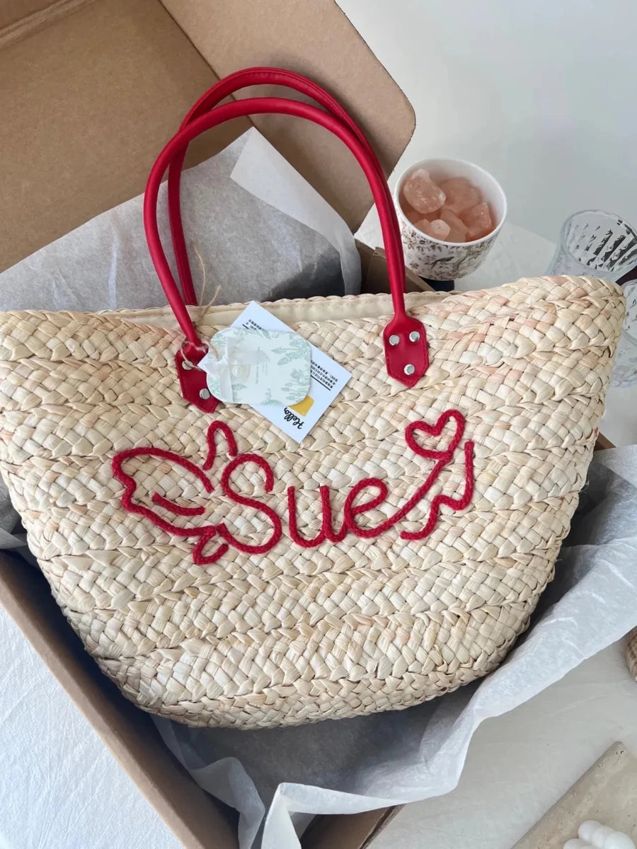 Sicilian Beauty Straw Tote - STRAWAURA