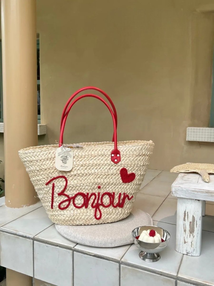 Sicilian Beauty Straw Tote - STRAWAURA